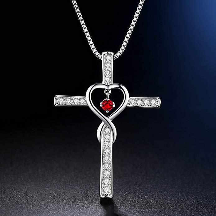 Zircon Cross Pendant