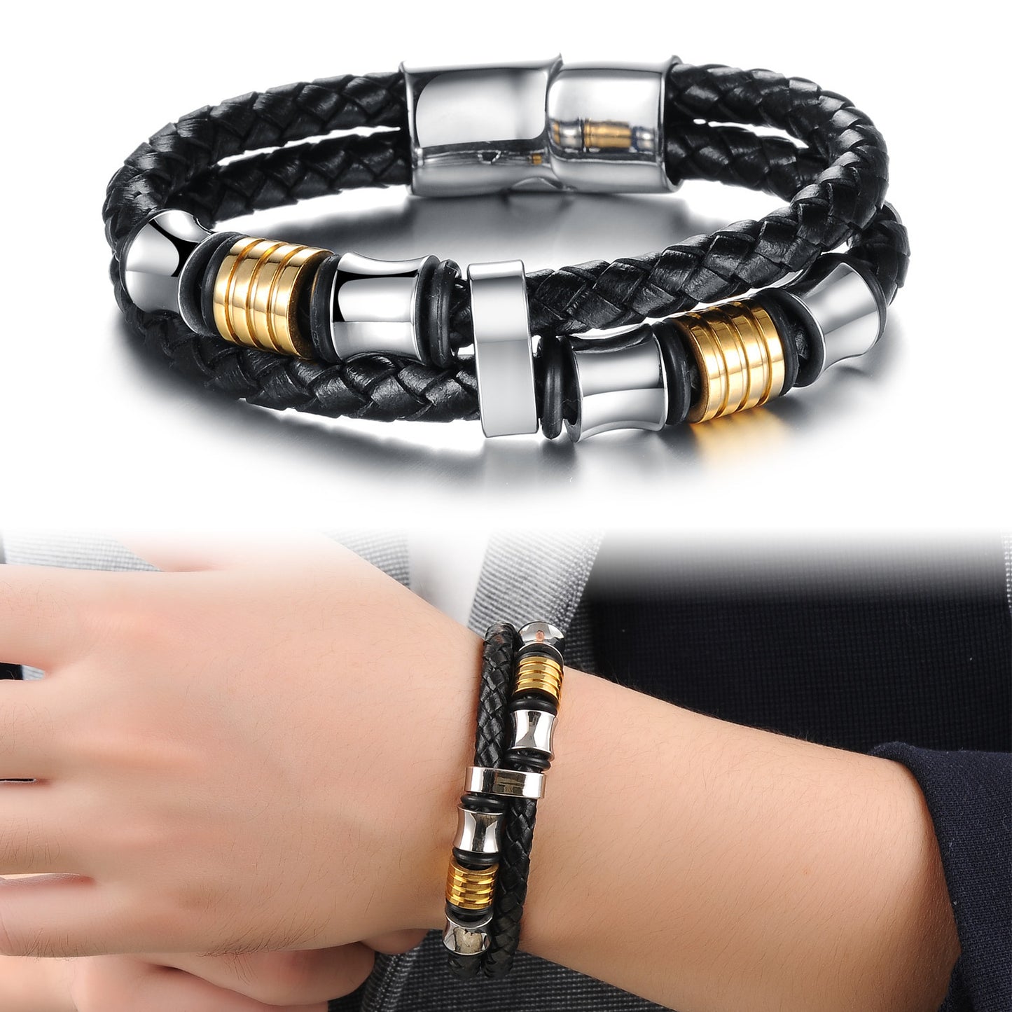 Magnetic Knitted Hand Chain