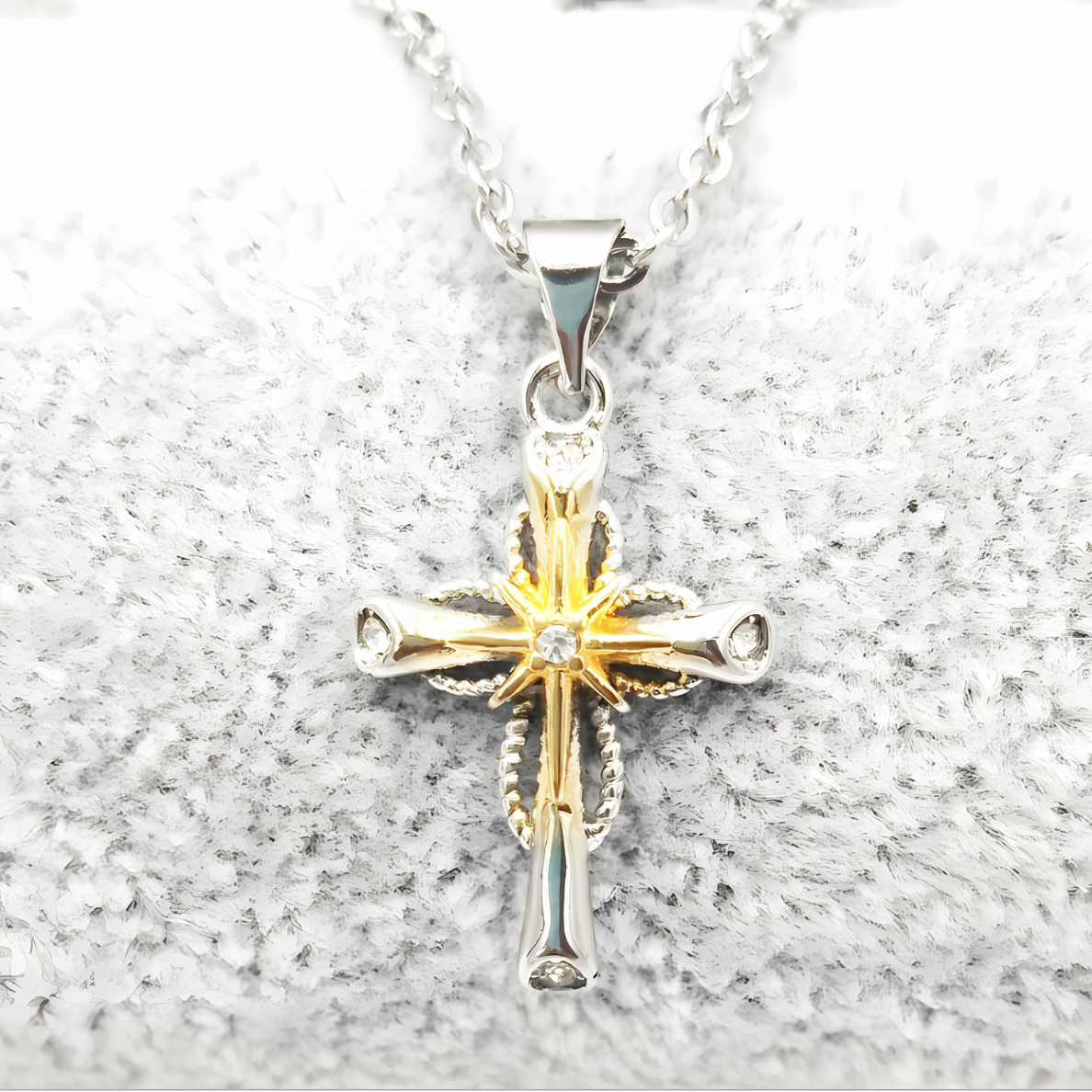 Star Cross Alloy Pendant