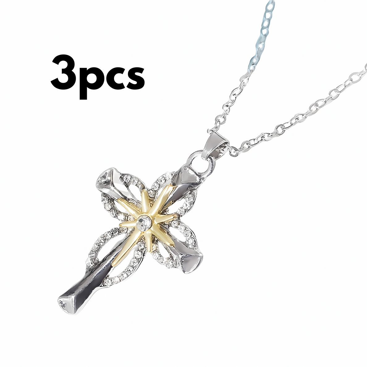 Star Cross Alloy Pendant