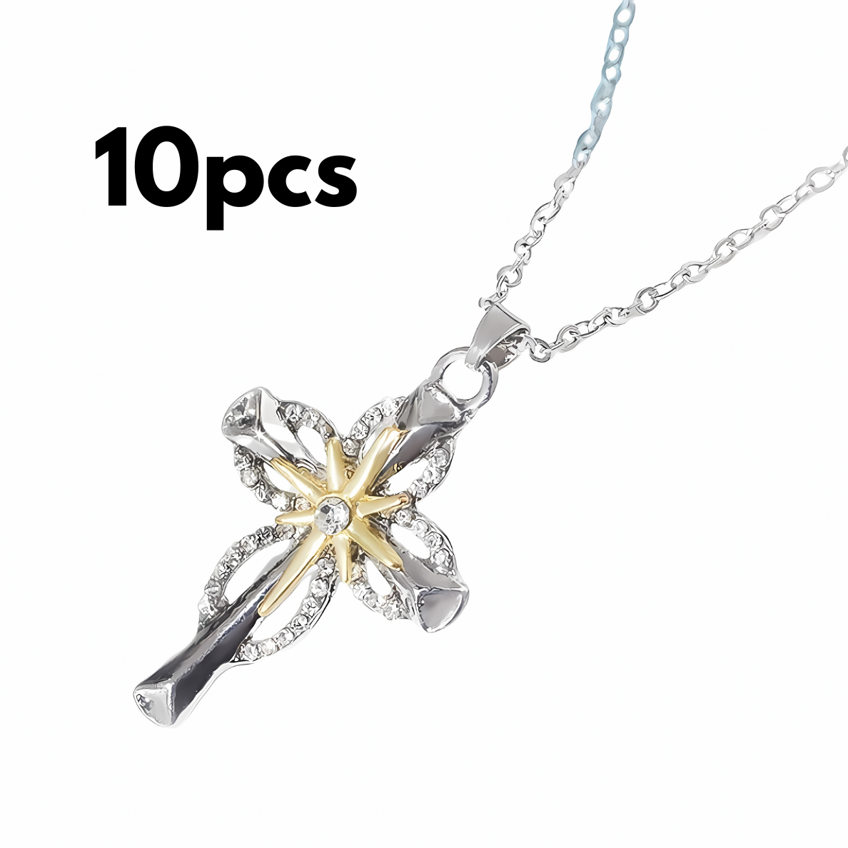 Star Cross Alloy Pendant
