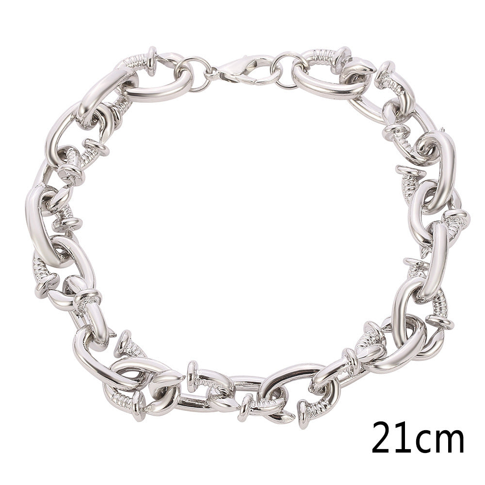 Cuban Nail Chain Bracelet