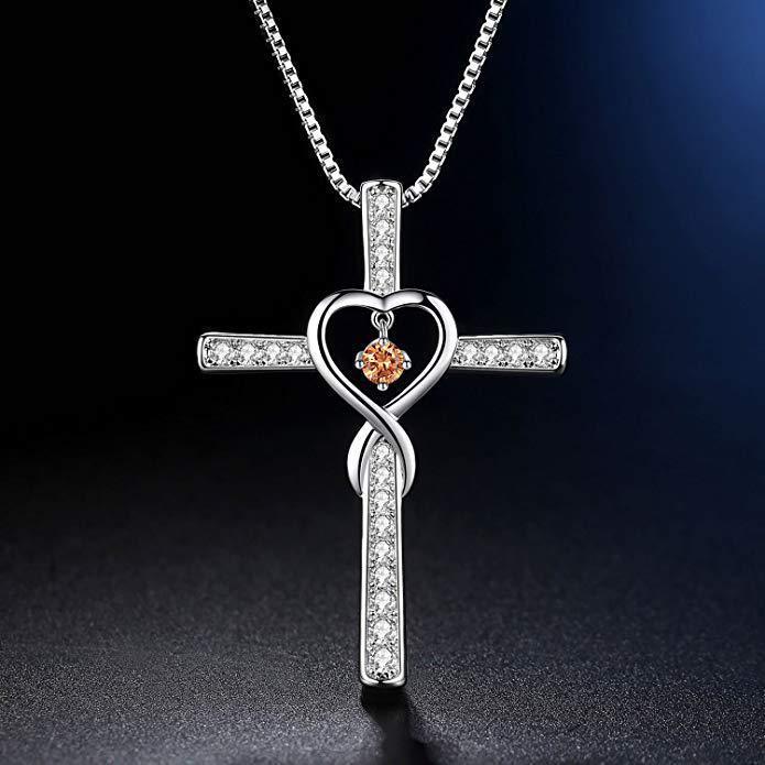 Zircon Cross Pendant