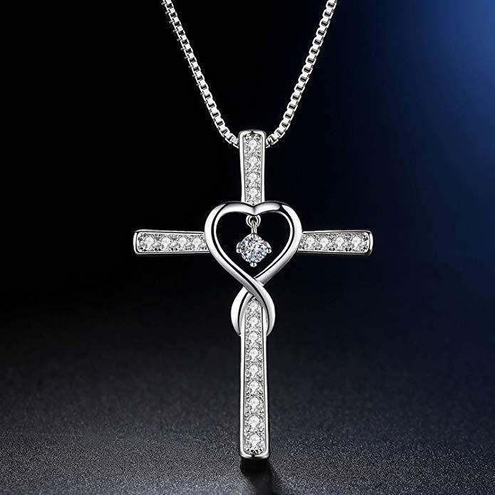 Zircon Cross Pendant