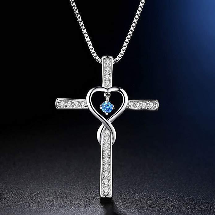Zircon Cross Pendant