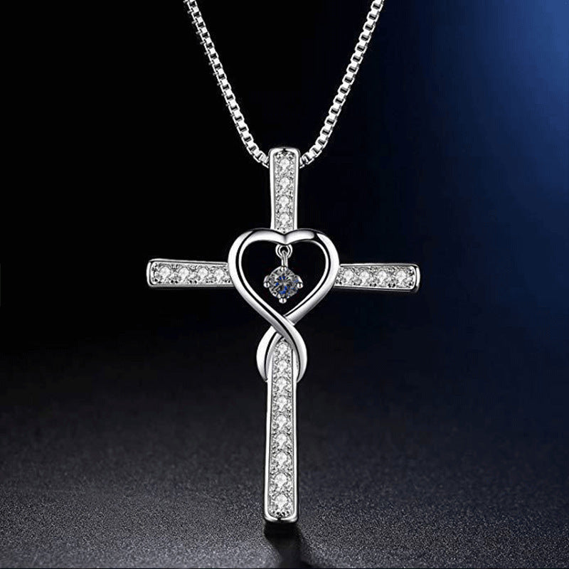 Zircon Cross Pendant
