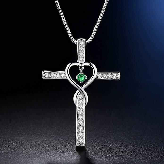 Zircon Cross Pendant