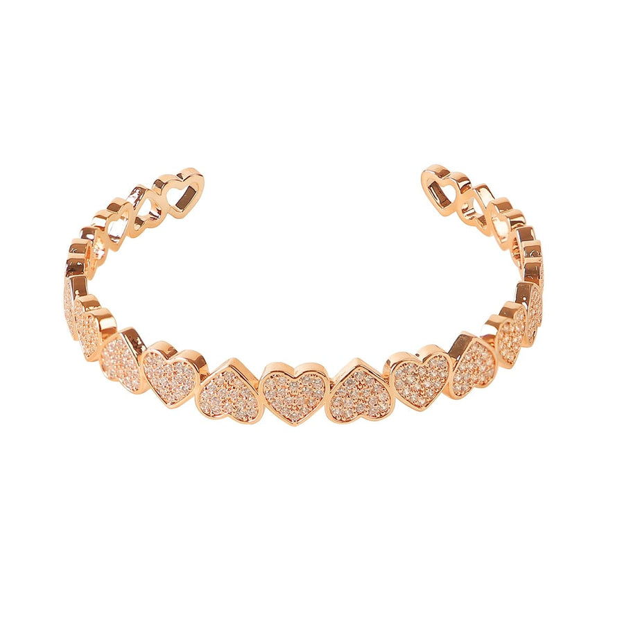 Gold Plated Hip Hop Love Bracelet