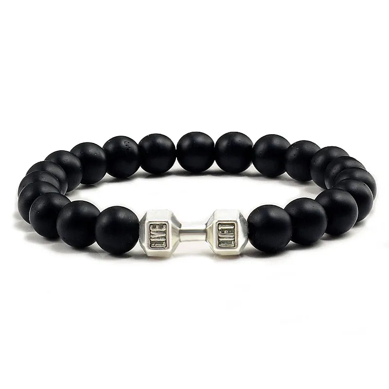 Himalayan Lava Dumbell Bracelet