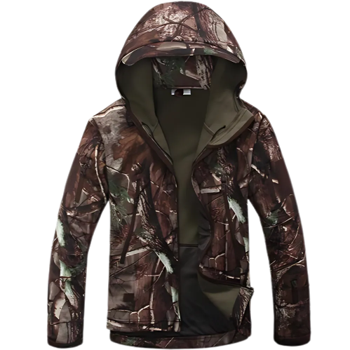 Waterproof Camo Windbreaker