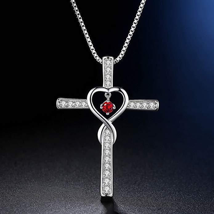 Zircon Cross Pendant