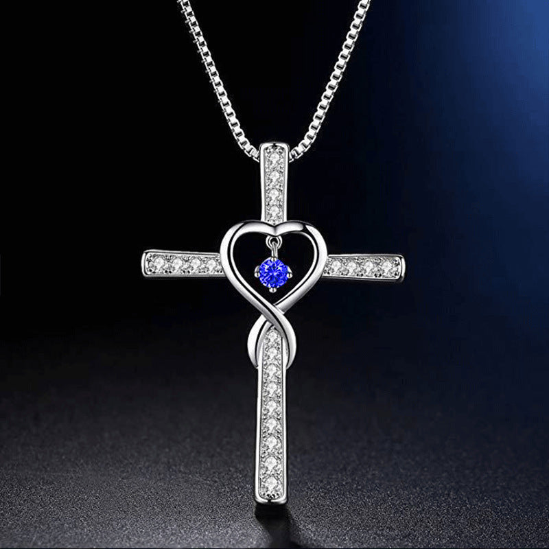 Zircon Cross Pendant