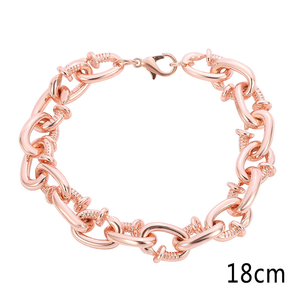 Cuban Nail Chain Bracelet