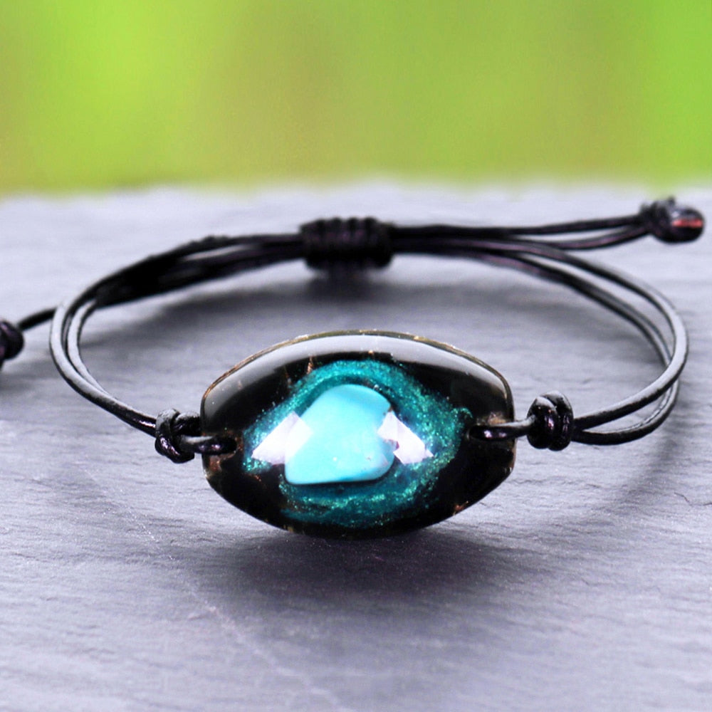 Orgonite Natural Turquoises Energy Bracelet