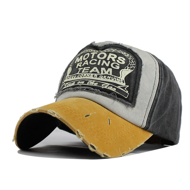 Distressed Motors Racing Team Cap - Yellow