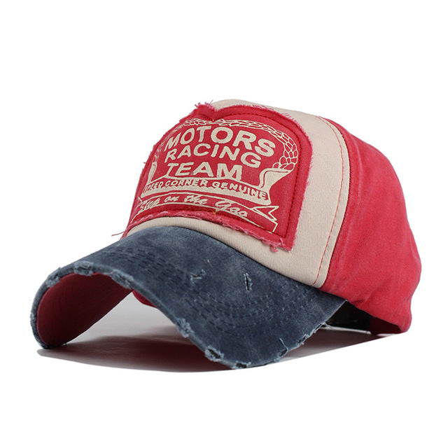 Distressed Motors Racing Team Cap - True Red