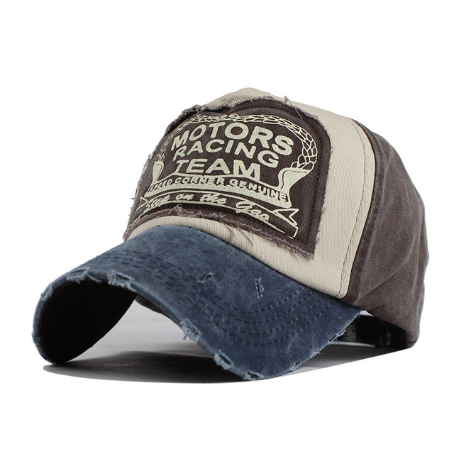 Distressed Motors Racing Team Cap - Grey