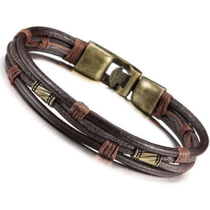 Retro Braided Leather Bracelet