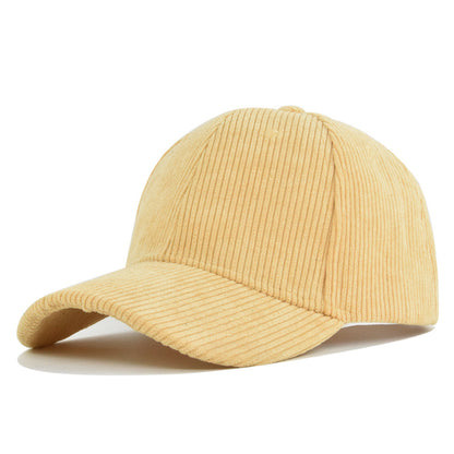 Corduroy Peaked Cap