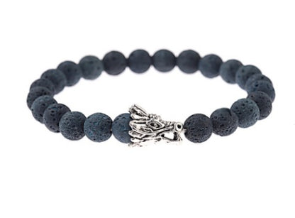 Volcanic Stone Clasp Bracelet