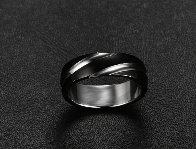 Titanium Steel Twill Ring