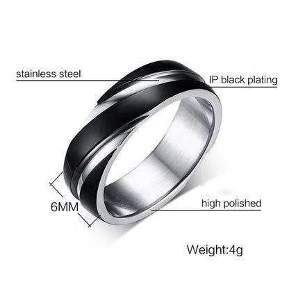 Titanium Steel Twill Ring