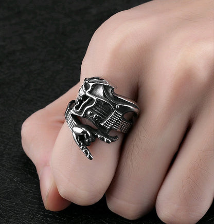 Hip Hop Skull Guitar Ring