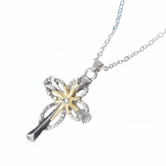 Star Cross Alloy Pendant