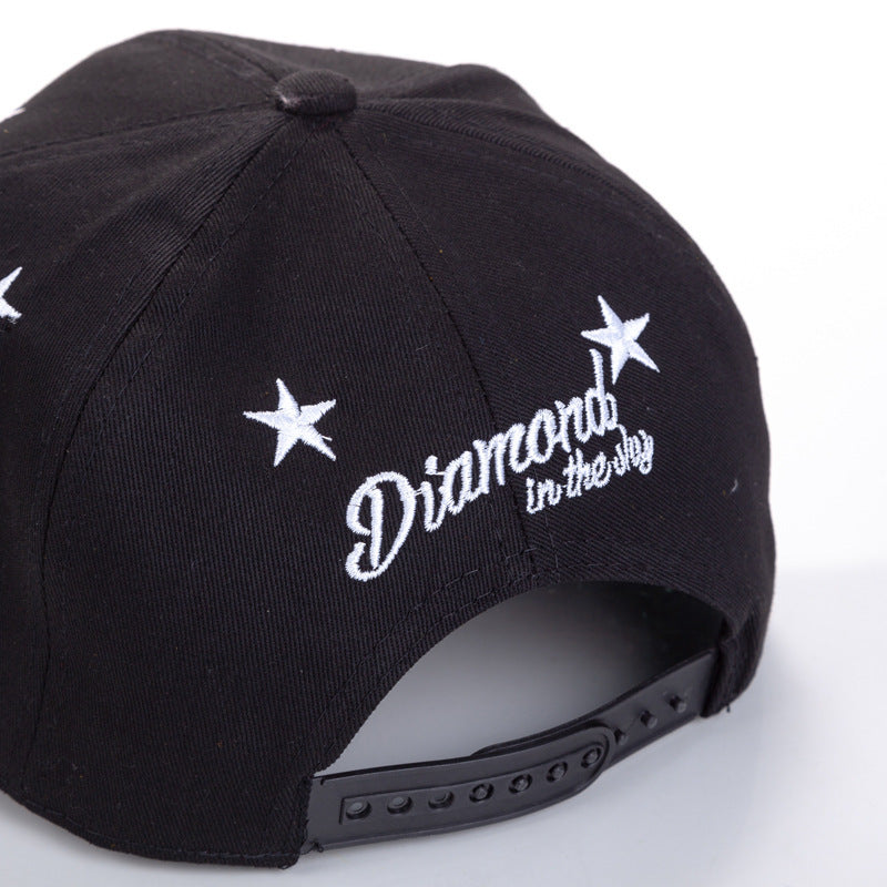 D Star Flat-brimmed Cap