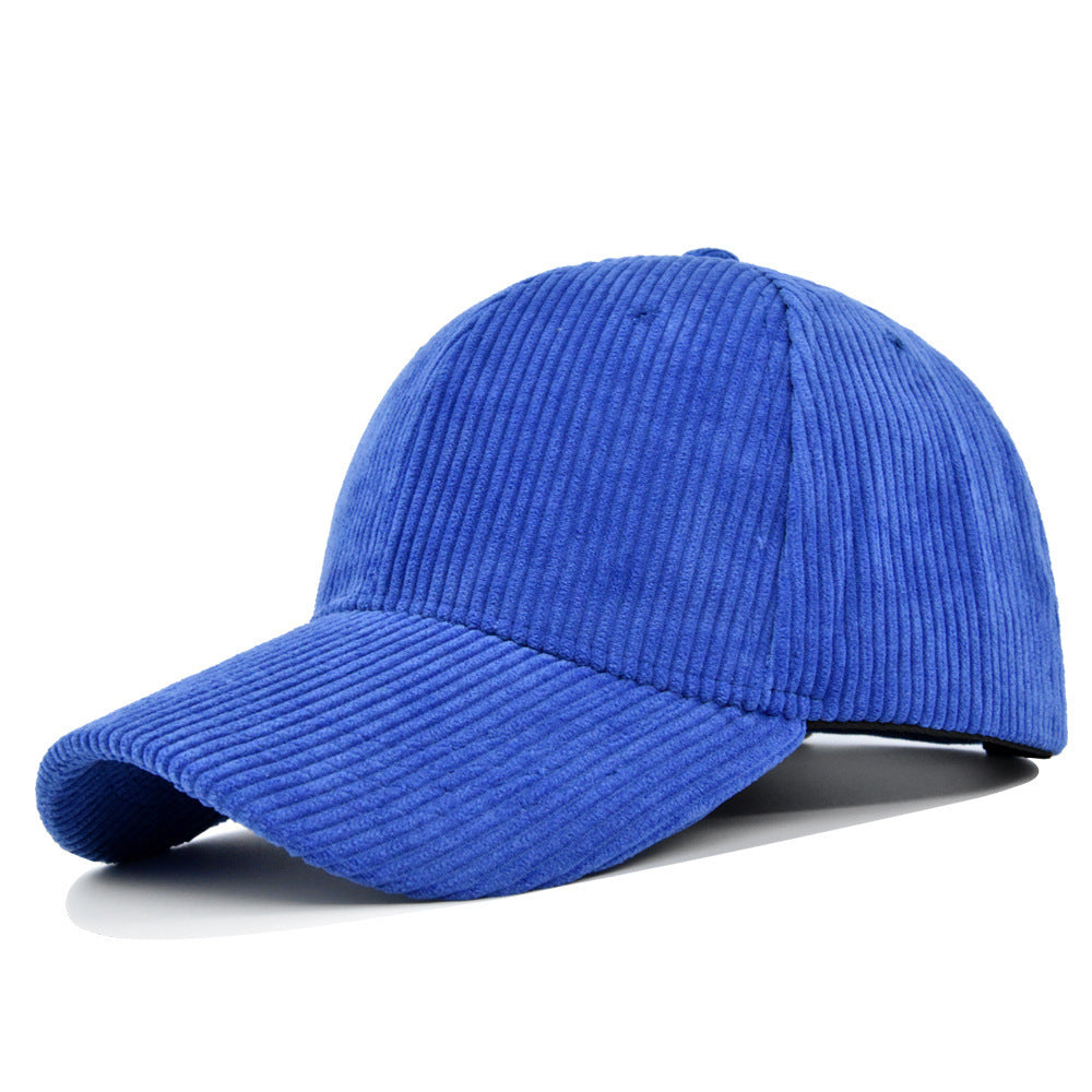 Corduroy Peaked Cap