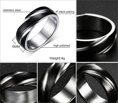 Titanium Steel Twill Ring