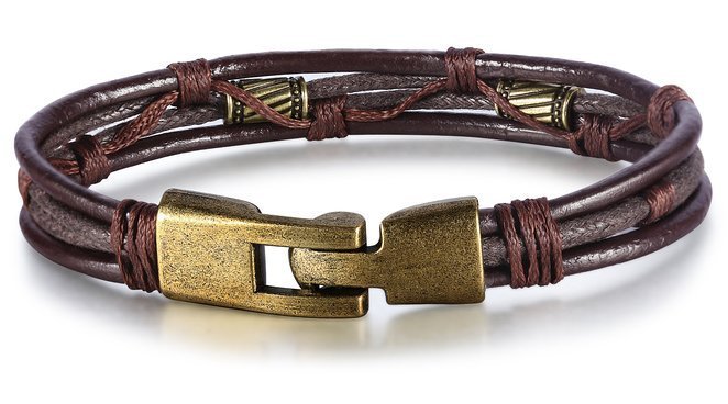 Retro Braided Leather Bracelet