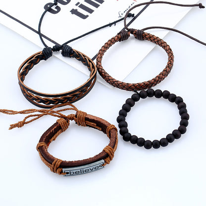 Believe Leather Bracelet