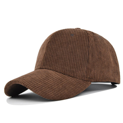 Corduroy Peaked Cap