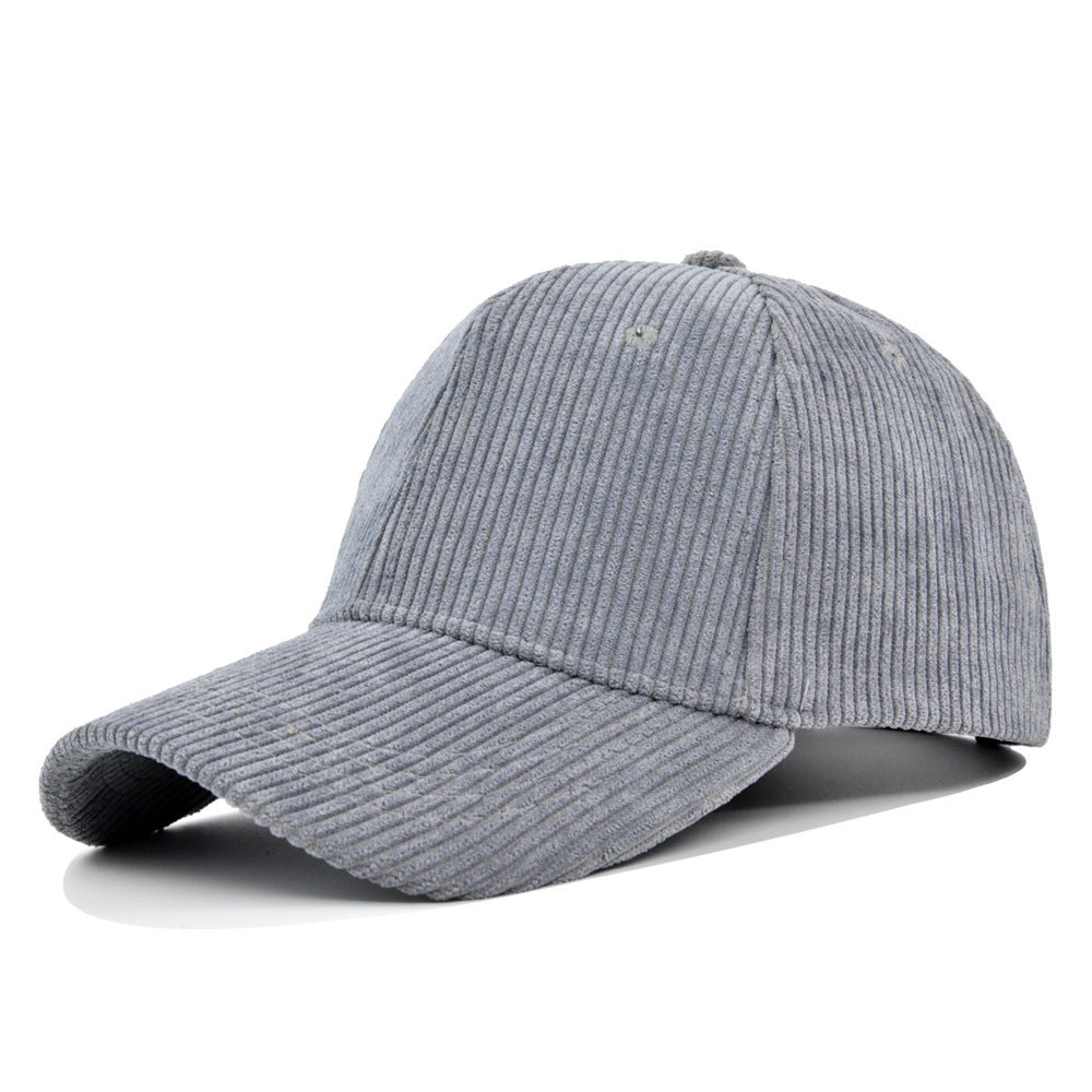 Corduroy Peaked Cap