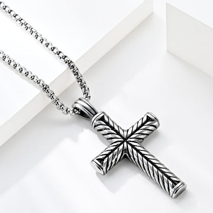 Stainless Steel Casting Cross Pendant