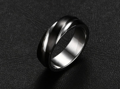 Titanium Steel Twill Ring