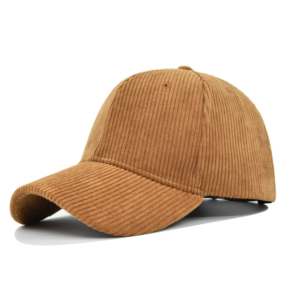 Corduroy Peaked Cap