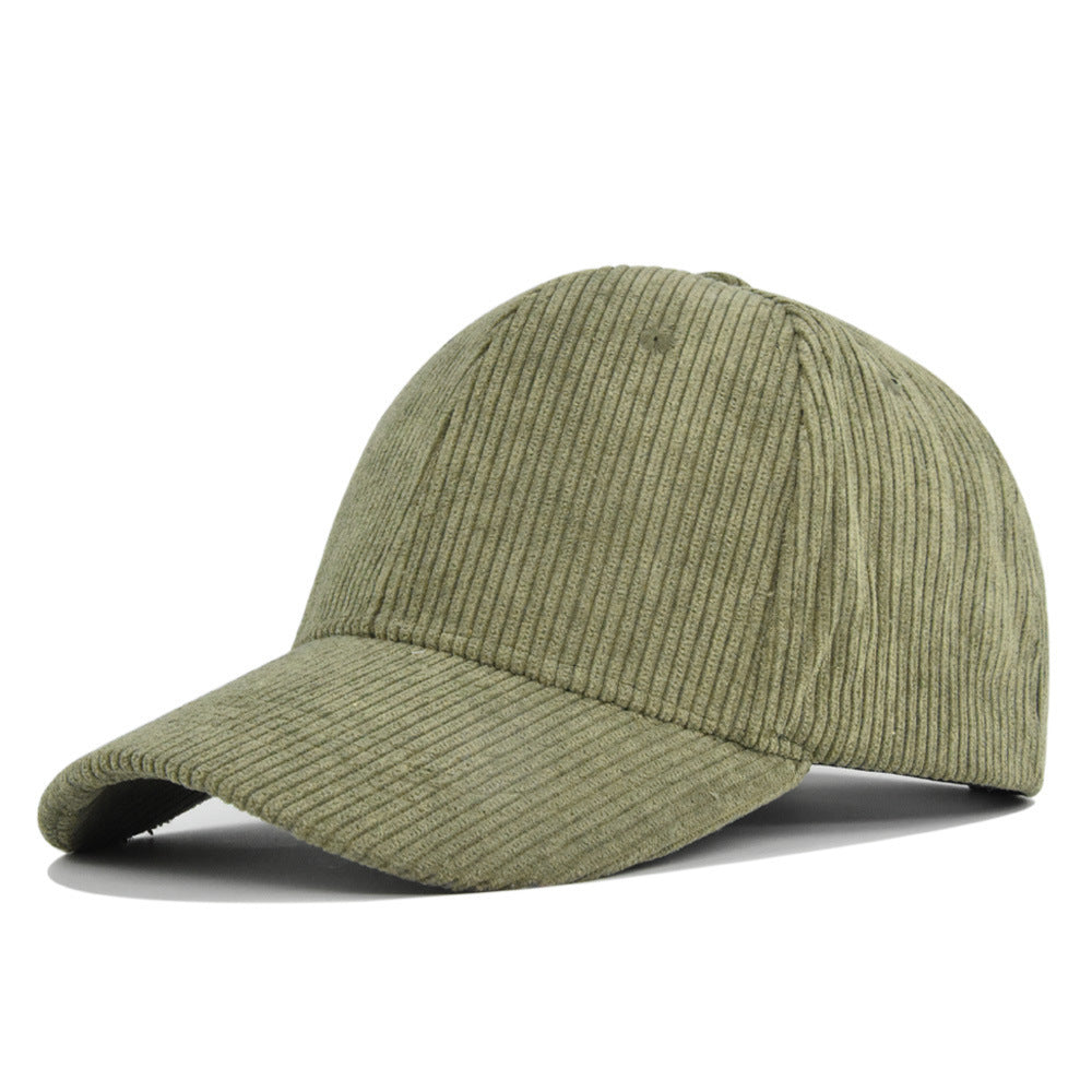 Corduroy Peaked Cap