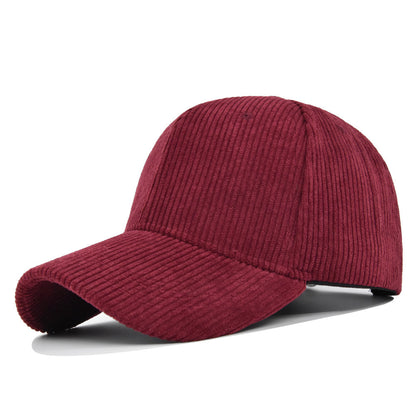 Corduroy Peaked Cap