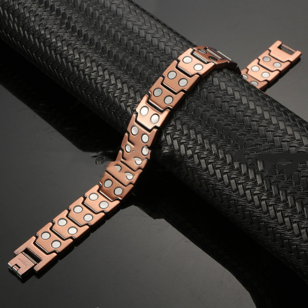 Retro Red Copper Magnetic Bracelet