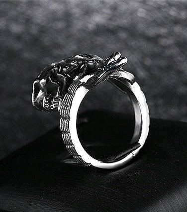 Hip Hop Skull Guitar Ring