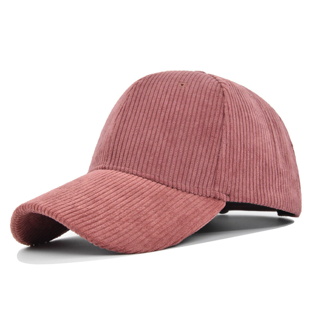 Corduroy Peaked Cap