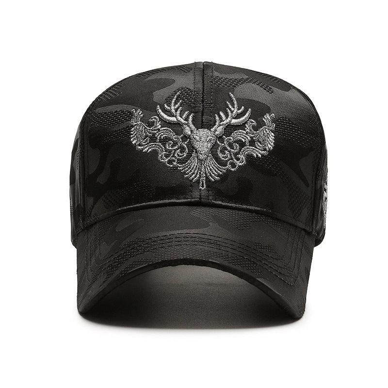 Deer Head Outdoor Peaked Cap