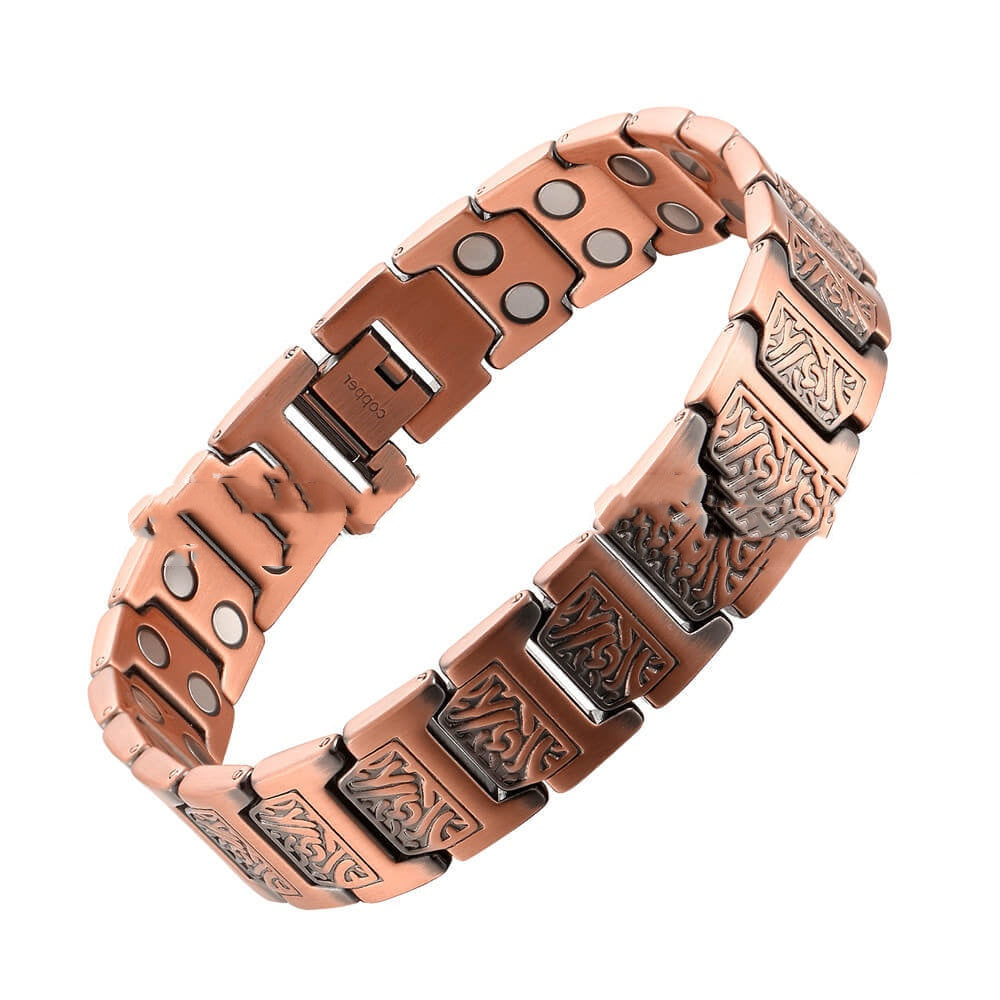 Retro Red Copper Magnetic Bracelet