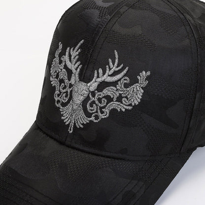 Deer Head Outdoor Peaked Cap