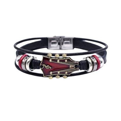 Guitar Pro Leather Bracelet