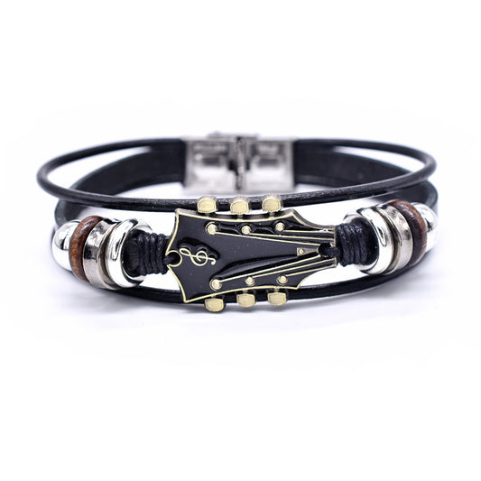 Guitar Pro Leather Bracelet