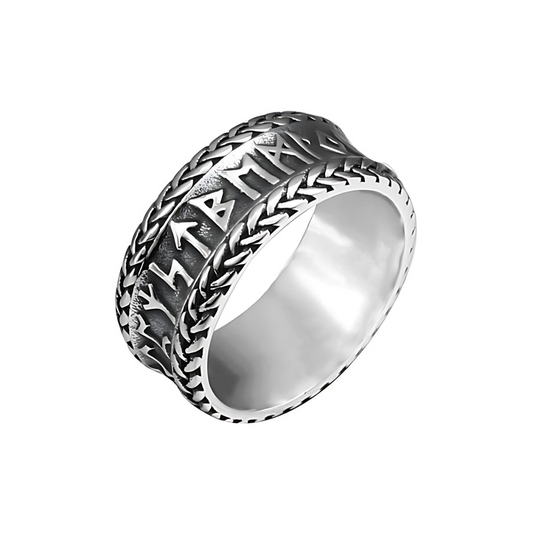 Viking Letter Titanium Steel Ring