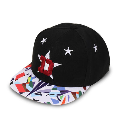 D Star Flat-brimmed Cap